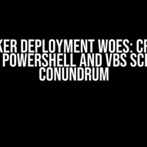 BitLocker Deployment Woes: Cracking the PowerShell and VBS Script Conundrum